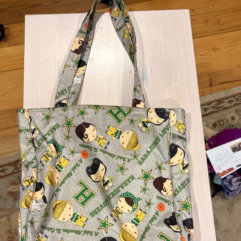 Charming Harajuku Lovers cartoon printTote Bag